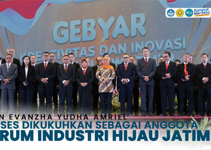 Egan Evanzha, Sukses Dikukuhkan sebagai Anggota Forum Industri Hijau Jawa Timur